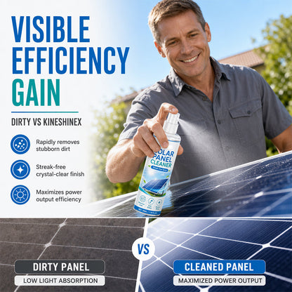🛒 JETZT 50 % RABATT! ☀️ Hochwertiges Reinigungsspray für Solarmodule – Entfernt Schmutz effektiv und steigert den Energieertrag – Einfach anzuwendendes Produkt für den Außenbereich 💧