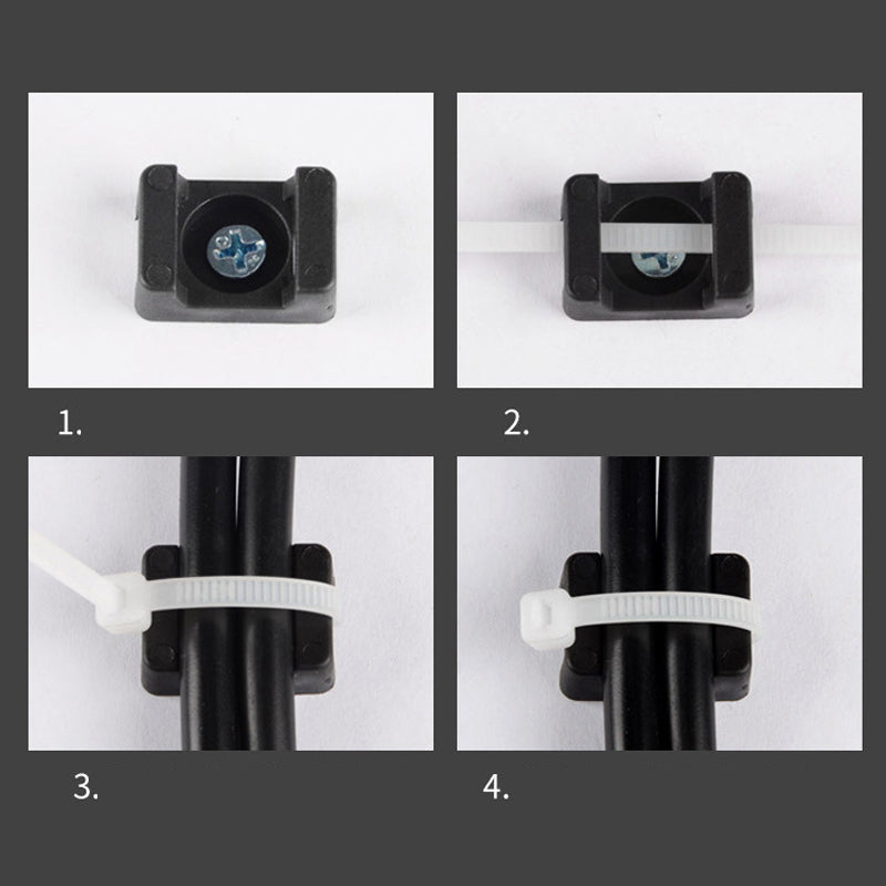 Magnetisk kabelbandsfäste