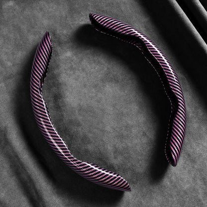 ✨ 50 % Rabatt – Carbon-Lenkradcover mit Leder-Optik – rutschfester Halt, atmungsaktiv & langlebig – für 37–39 cm Lenkräder 💨