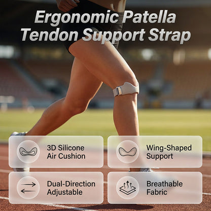 🦵 50% RABATT! 🏋️ Verstellbarer Patellasehnen-Stützgurt – Druckentlastend, verstellbar & atmungsaktiv – Ideal für Sport, Laufen & Gelenkschutz 💪