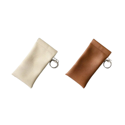 Tragbares Sonnenbrillen-Etui aus Kunstleder
