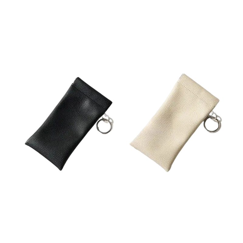 Tragbares Sonnenbrillen-Etui aus Kunstleder