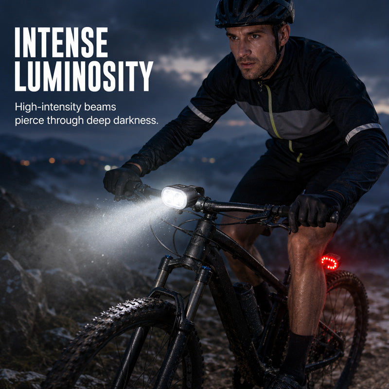 🚴 50% RABATT! 💡 USB-aufladbares Fahrradlicht-Set – Helles LED-Licht, USB-aufladbar & einfache Montage – Perfekt für Nachtfahrten & städtisches Pendeln 🚦