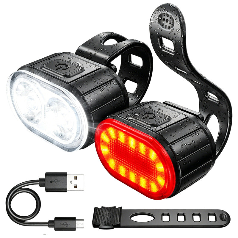 🚴 50% RABATT! 💡 USB-aufladbares Fahrradlicht-Set – Helles LED-Licht, USB-aufladbar & einfache Montage – Perfekt für Nachtfahrten & städtisches Pendeln 🚦