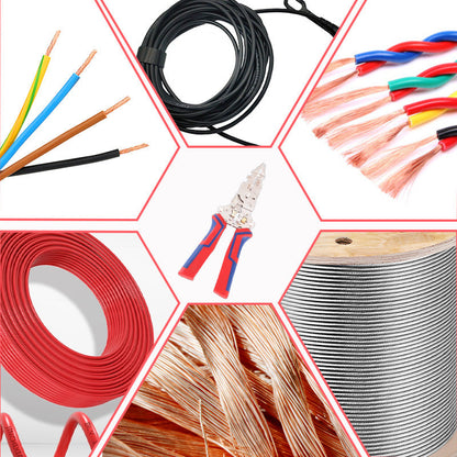 ⏰【Limitiertes Angebot – 50% Rabatt】🔥Klappbare Multifunktions-Abisolierzange für Elektriker mit integrierter Spannungsprüfungsfunktion