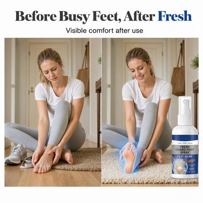 👣❄️🎉 2026 Sale — über 31.000 verkauft! 🧴 2 kaufen, 1 gratis! Tragbares Kühlendes Fußfrische-Spray – Geruchskontrolle, kühlendes Menthol & Taschenformat für die tägliche Pflege ✨