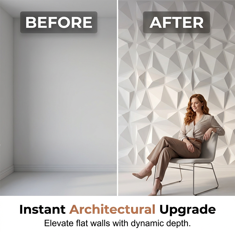 🧱✨ Moderne 3D-PVC-Wandpaneele🥳 Verleiht deinen Wänden Struktur & Tiefe – einfache Montage, moderner Look. 🔥🏠Moderne 3D PVC Wandpaneele für Innenräume