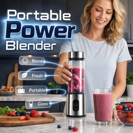 🥤 60% RABATT! ⚡ Tragbarer Elektrischer Mixer – Leistungsstark, kompakt & wiederaufladbar – Perfekt für Smoothies, Shakes und Säfte unterwegs 🏃‍♀️