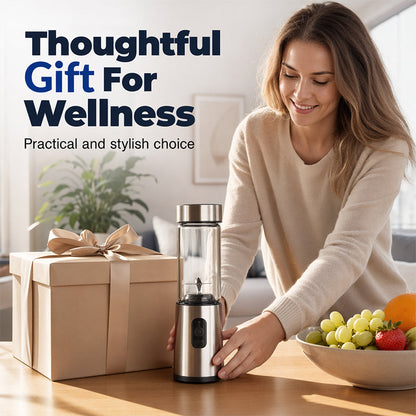 🥤 60% RABATT! ⚡ Tragbarer Elektrischer Mixer – Leistungsstark, kompakt & wiederaufladbar – Perfekt für Smoothies, Shakes und Säfte unterwegs 🏃‍♀️