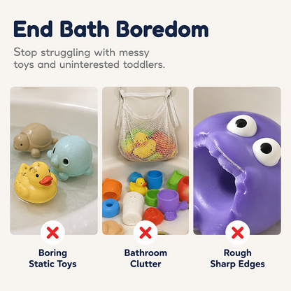 🧸💧 -50% ! 🛁Badespielzeug für Babys – Weich, sicher & abgerundete Kanten.