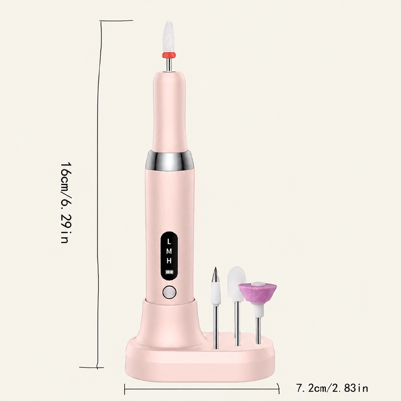 ⏰ 50% RABATT💅🔋 Kabelloser elektrischer Nagelfräser mit Ladestation – Professionelle Maniküre zu Hause! | Tragbar, aufladbar & jederzeit einsatzbereit ✨