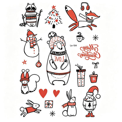 📢📢 JETZT 50 % RABATT!! ⏰Leuchtende Halloween-Tattoos für Kinder – Wasserfeste Cartoon-Glow-Sticker