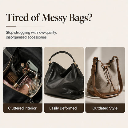 👜 50% OFF NOW! ✨ Women's Bucket Bag – Compact, drawstring closure & versatile style – Perfect for day-to-night effortless looks 🌙