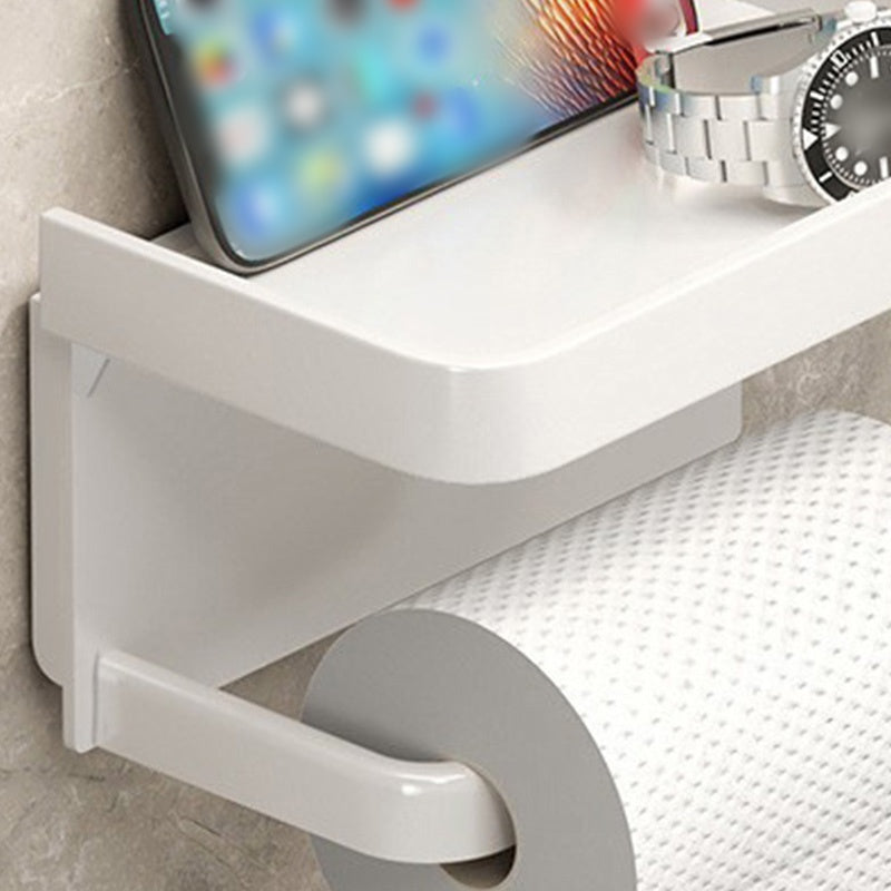 🔥Solange der Vorrat reicht 40 % Rabatt!🎉Wandmontierter Toilettenpapierhalter mit Ablage