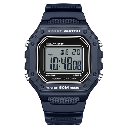 📢📢40% RABATT !!⏰ Herren Wasserdichte Digitaluhr mit LED-Leuchtanzeige