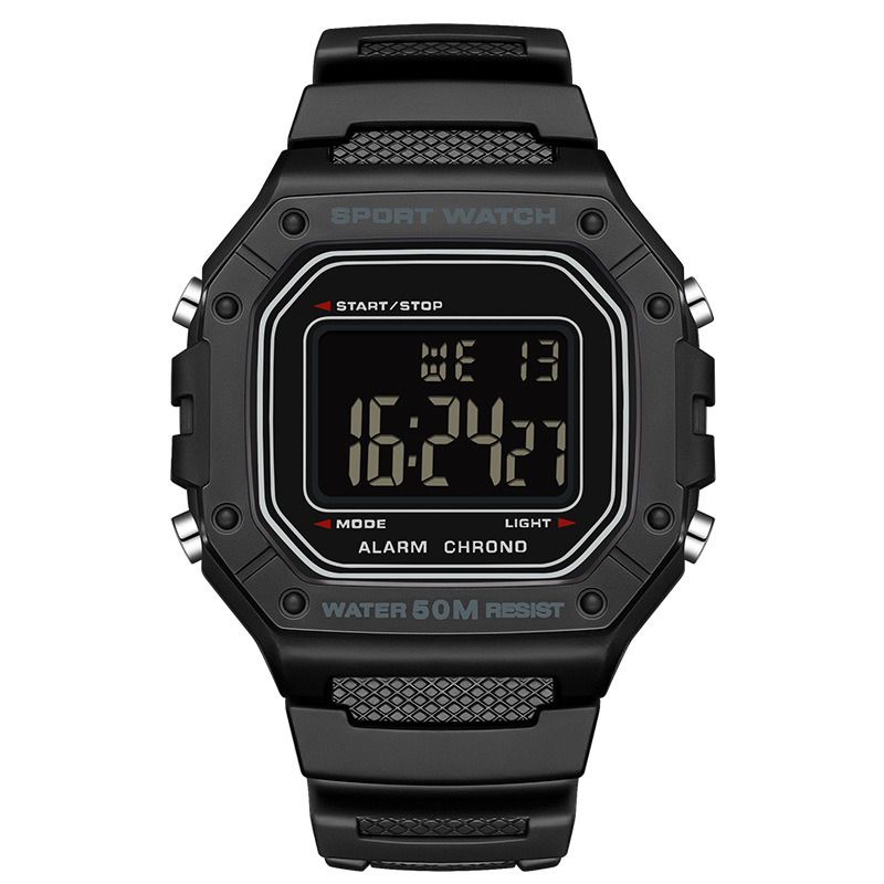 📢📢40% RABATT !!⏰ Herren Wasserdichte Digitaluhr mit LED-Leuchtanzeige