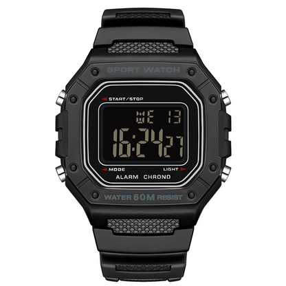 📢📢40% RABATT !!⏰ Herren Wasserdichte Digitaluhr mit LED-Leuchtanzeige