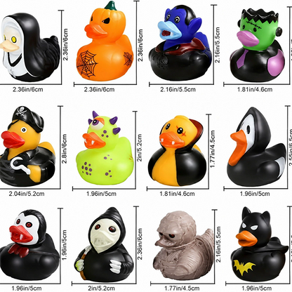 🦆🎃 50% RABATT!! Halloween-Enten-Badespielzeug für Kinder – Schwimmende Leucht-Enten, aufziehbare Badeenten & Spritz-Enten – Perfekt für Bad, Pool & Halloween-Party ✨