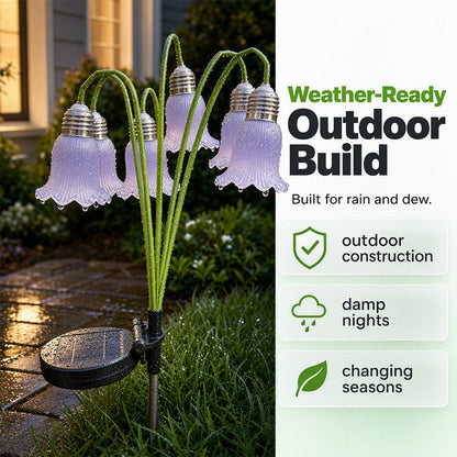 ⏳BEFRISTETES ANGEBOT – 50 % RABATT⏰Solar-Blumenleuchten, Gartendekoration für den Außenbereich💐💡
