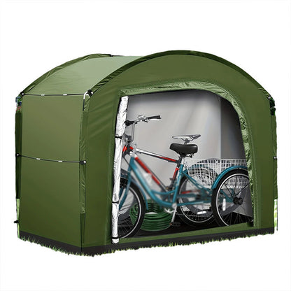 🚲 50% RABATT! 🏕️ Tragbares Fahrrad-Lagerzelt – Wetterfest, geräumig & werkzeugfrei – Optimaler Outdoor-Stauraum für Fahrräder & Zubehör 🔧