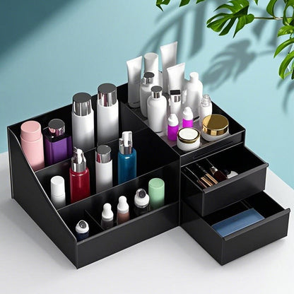 🎉 NUR FÜR KURZE ZEIT 50% RABATT! 💄 Schminktisch-Organizer mit Schubladen – Platzsparendes PP-Design, mehrstufige Aufbewahrung & herausziehbare Schubladen ✨