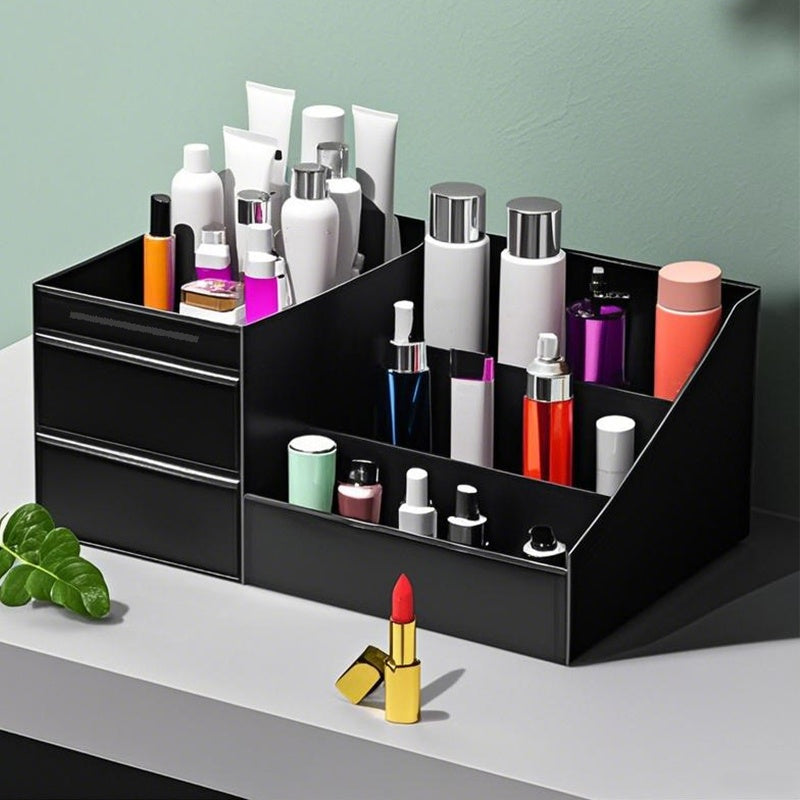 🎉 NUR FÜR KURZE ZEIT 50% RABATT! 💄 Schminktisch-Organizer mit Schubladen – Platzsparendes PP-Design, mehrstufige Aufbewahrung & herausziehbare Schubladen ✨