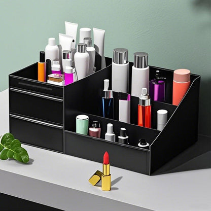 🎉 NUR FÜR KURZE ZEIT 50% RABATT! 💄 Schminktisch-Organizer mit Schubladen – Platzsparendes PP-Design, mehrstufige Aufbewahrung & herausziehbare Schubladen ✨