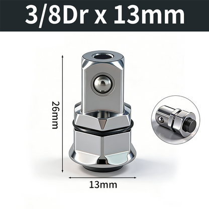 📢📢40% RABATT !!⏰CR-V Stahl Ratschenschlüssel-Adapter Steckschlüssel-Konverter-Set
