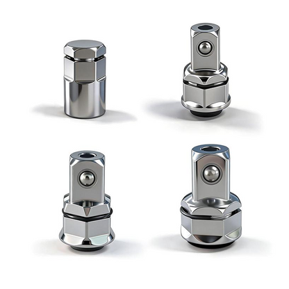 📢📢40% RABATT !!⏰CR-V Stahl Ratschenschlüssel-Adapter Steckschlüssel-Konverter-Set