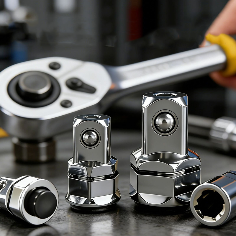 📢📢40% RABATT !!⏰CR-V Stahl Ratschenschlüssel-Adapter Steckschlüssel-Konverter-Set