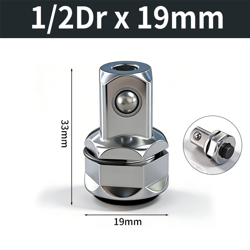 📢📢40% RABATT !!⏰CR-V Stahl Ratschenschlüssel-Adapter Steckschlüssel-Konverter-Set