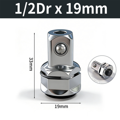 📢📢40% RABATT !!⏰CR-V Stahl Ratschenschlüssel-Adapter Steckschlüssel-Konverter-Set