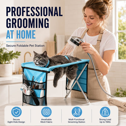 ⏳Zeitlich begrenztes Angebot: 50 % Rabatt⏰2-in-1 Faltbares Haustier-Pflegebett🐱🐶🛋️