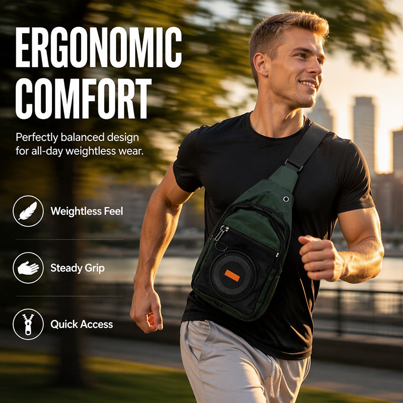📢📢40% RABATT !!⏰Tragbare Bluetooth-Lautsprechertasche mit LED-Beleuchtung