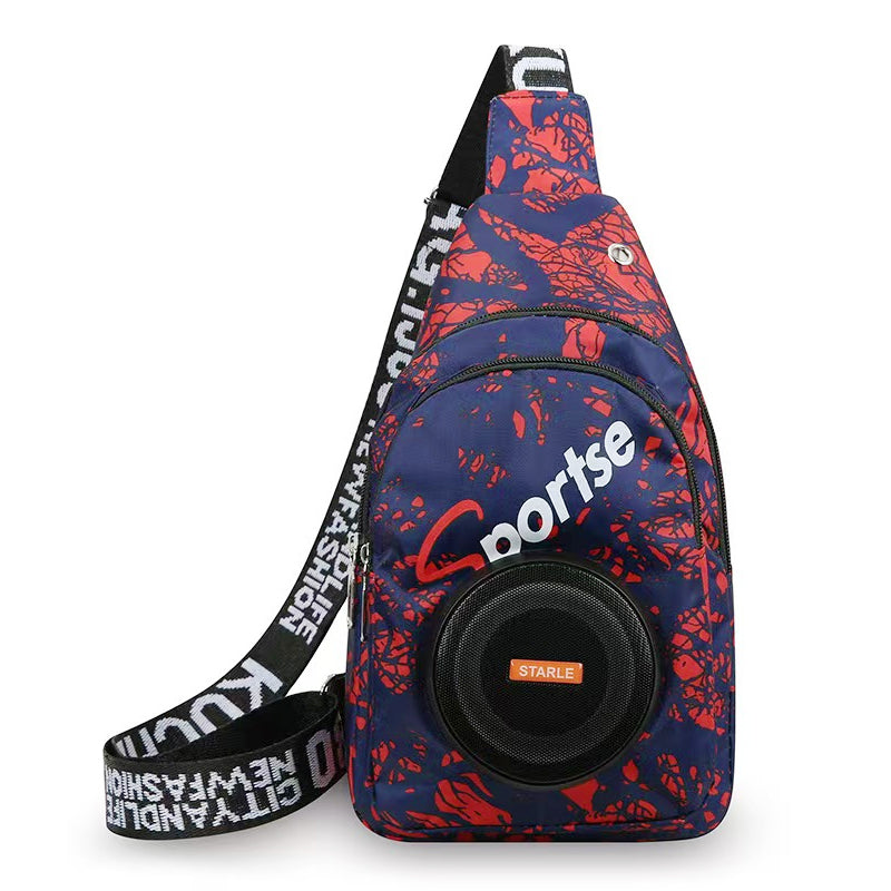 📢📢40% RABATT !!⏰Tragbare Bluetooth-Lautsprechertasche mit LED-Beleuchtung