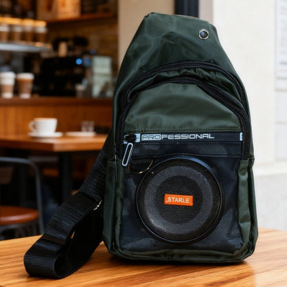 📢📢40% RABATT !!⏰Tragbare Bluetooth-Lautsprechertasche mit LED-Beleuchtung