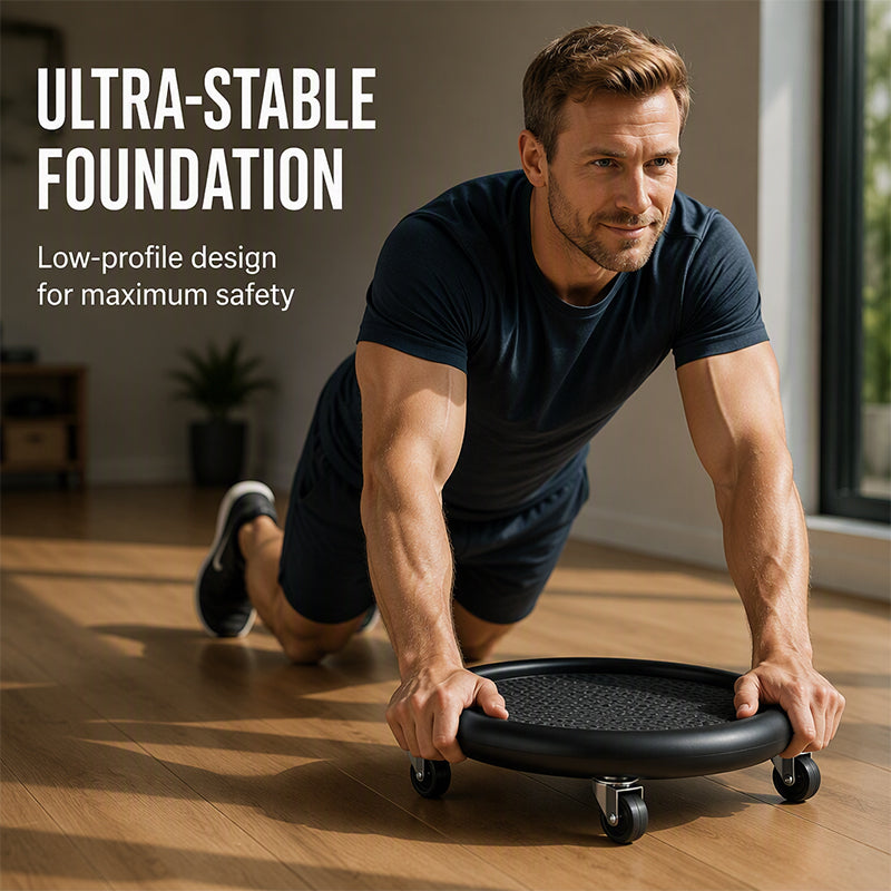 💪50% RABATT! 🏃‍♀️ Abdominal‑Roller‑Rad mit Kniepolster – Für effektives Bauchmuskeltraining😮‍💨