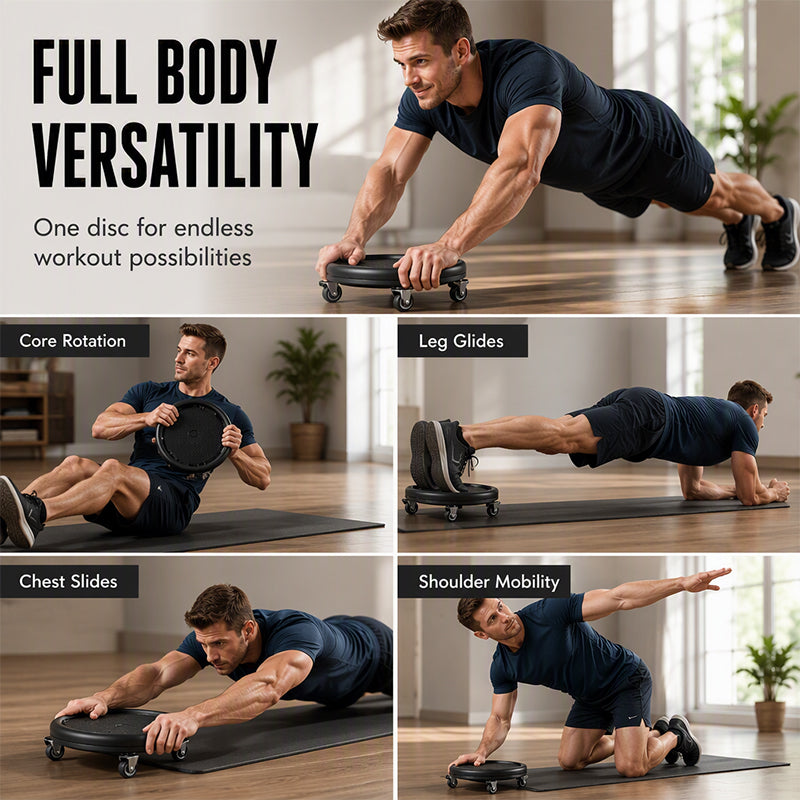 💪50% RABATT! 🏃‍♀️ Abdominal‑Roller‑Rad mit Kniepolster – Für effektives Bauchmuskeltraining😮‍💨