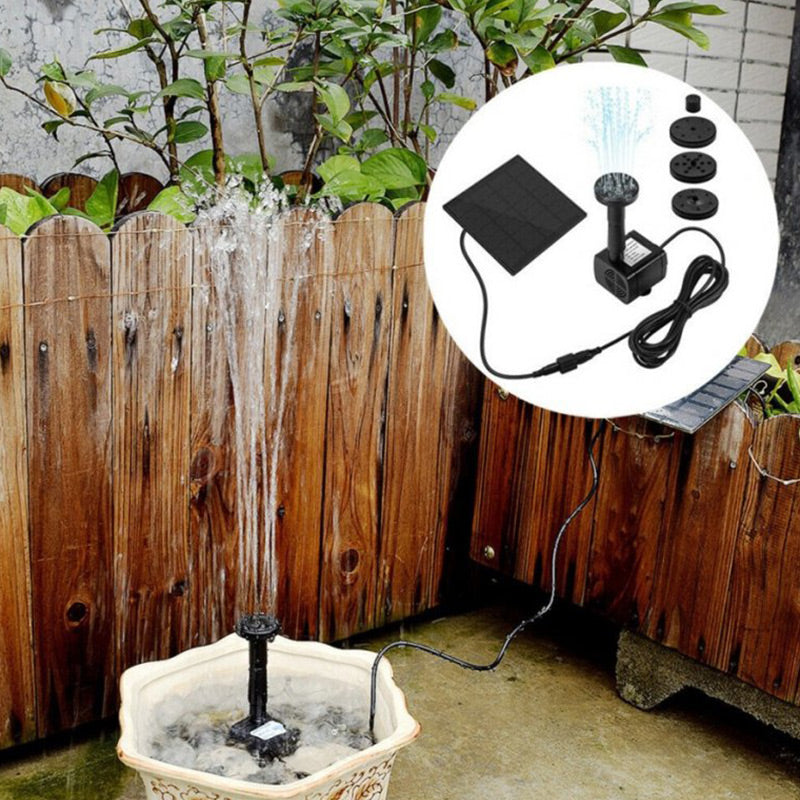 🌿 50% RABATT! 💦 Solar-Springbrunnen-Wasserpumpen-Set – Solarbetrieben, wetterfest & einfach zu installieren – Perfekt für Gartenteiche, Vogelbäder & Dekoration ☀️