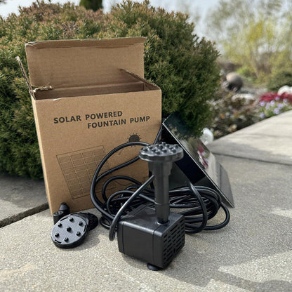 🌿 50% RABATT! 💦 Solar-Springbrunnen-Wasserpumpen-Set – Solarbetrieben, wetterfest & einfach zu installieren – Perfekt für Gartenteiche, Vogelbäder & Dekoration ☀️