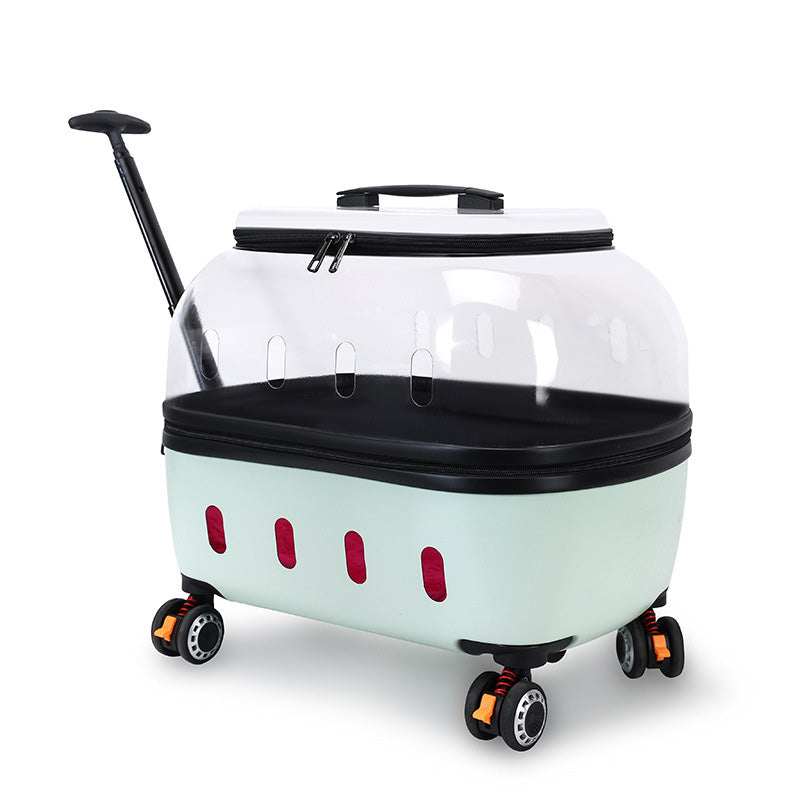🔥Solange der Vorrat reicht 40 % Rabatt!🎉Atmungsaktive Haustier-Transporttasche mit Rollen
