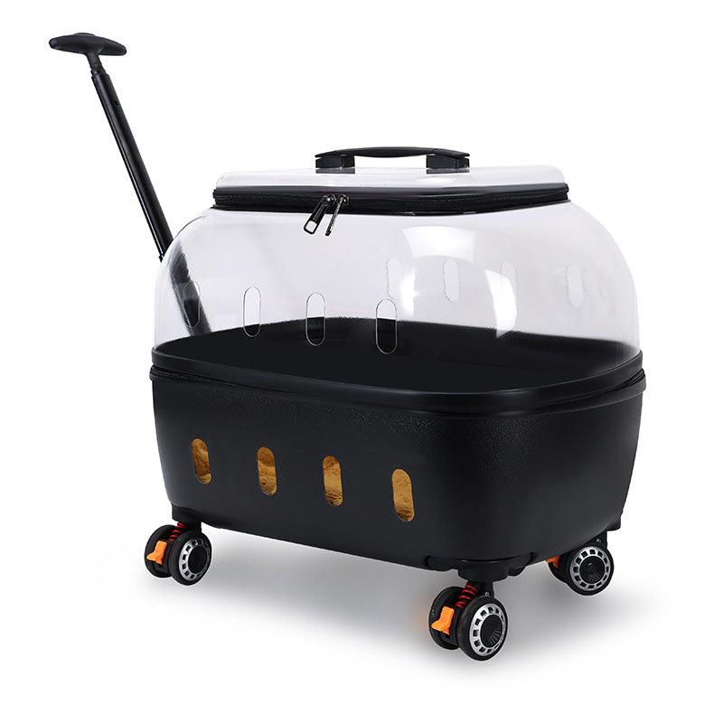 🔥Solange der Vorrat reicht 40 % Rabatt!🎉Atmungsaktive Haustier-Transporttasche mit Rollen