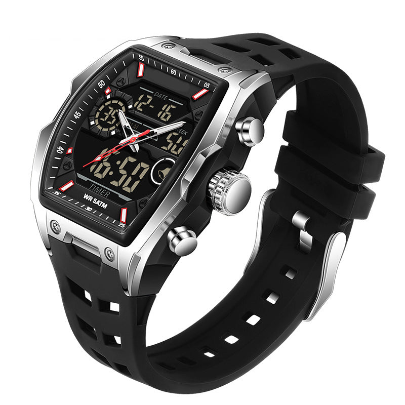 ⌚ Herren Dual-Display Sportuhr mit Leuchtzifferblatt 🏃