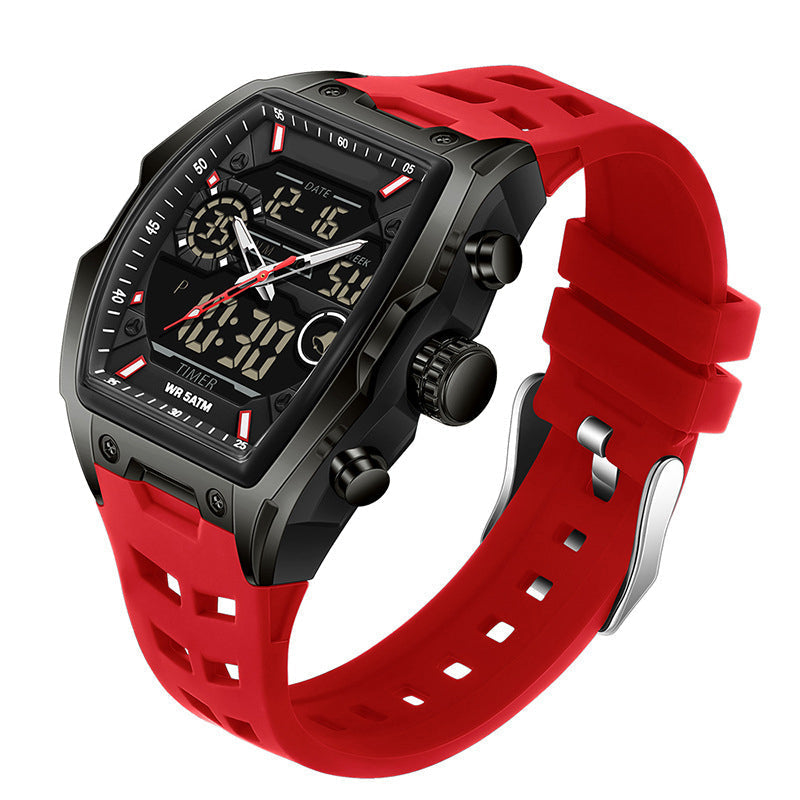 ⌚ Herren Dual-Display Sportuhr mit Leuchtzifferblatt 🏃