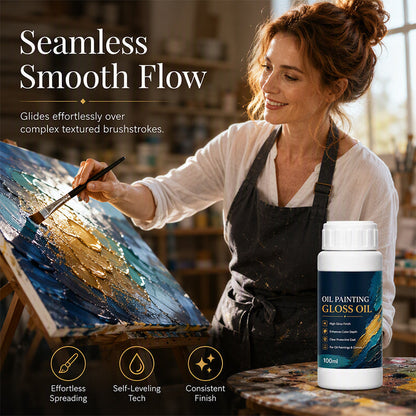 🎨 ZEITLICH BEGRENZT 50% RABATT! 💧 Glanzlack für Ölgemälde – Professioneller Hochglanz, intensiviert Farbtiefe & schützt Kunstwerke ✨