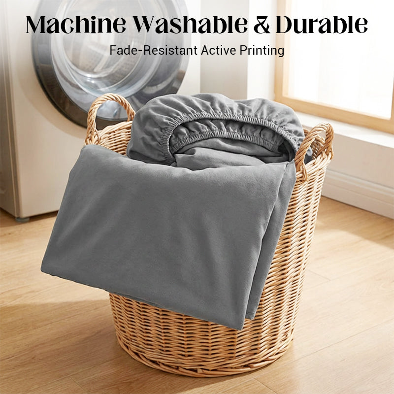 🔥Solange der Vorrat reicht 40 % Rabatt!🎉3-teiliges Spannbettlaken-Set – Weich, elastisch & sicher passend