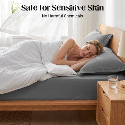 🔥Solange der Vorrat reicht 40 % Rabatt!🎉3-teiliges Spannbettlaken-Set – Weich, elastisch & sicher passend