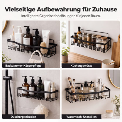 🔥Solange der Vorrat reicht 40 % Rabatt!🎉Bohrfreies Badezimmerregal-Set
