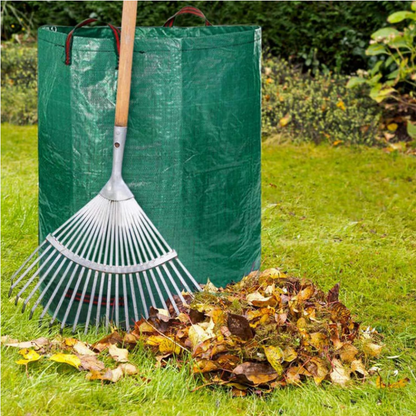 Wiederverwendbare faltbare Gartensäcke mit praktischen Griffen