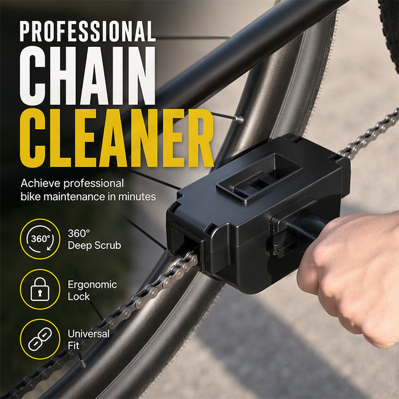 🚴 50% RABATT!🔥  Tiefenreinigung‑Kettenreiniger – 74 Bürsten, profi-sauber & schnell – Ideal für MTB, Rennrad & E-Bike 🔧